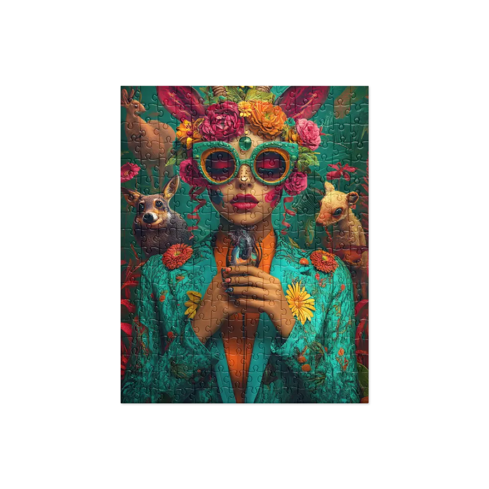 Flora and Fauna Fantasia 
 Jigsaw Puzzle