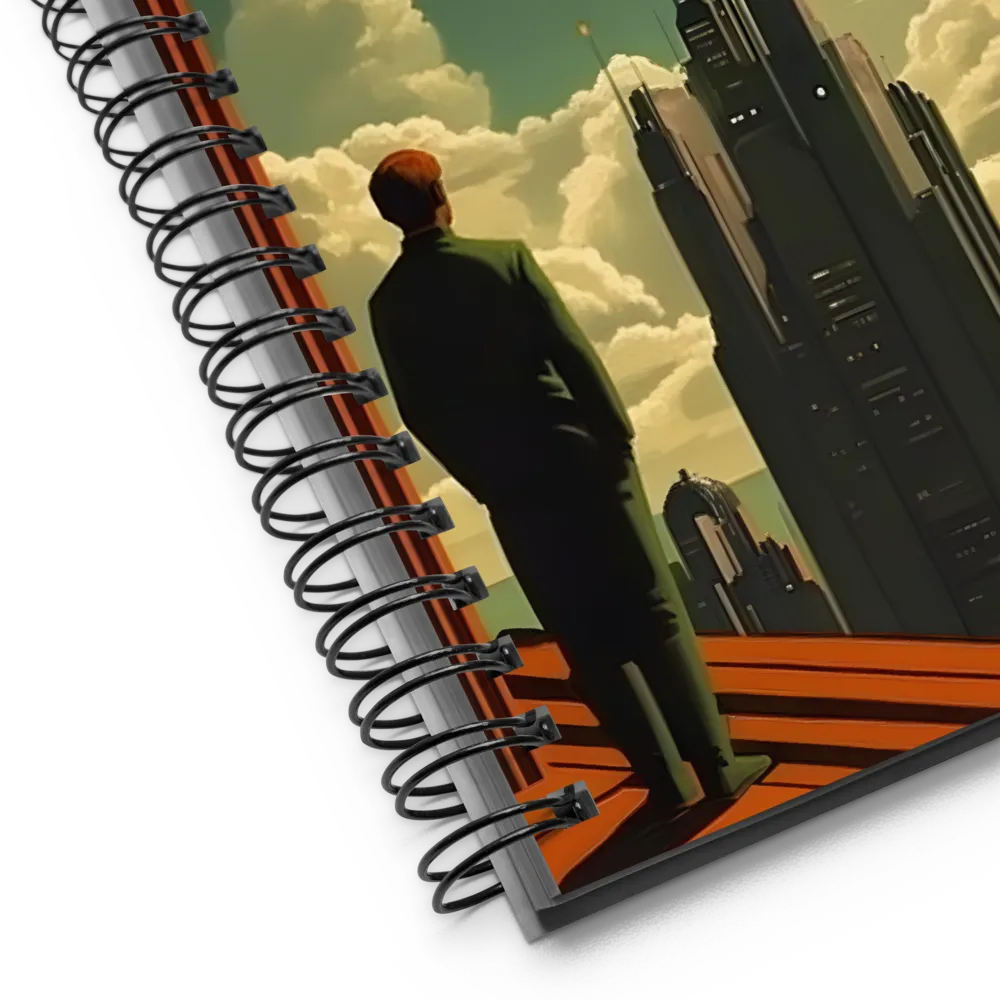 Observer of the Emerald City 
 Spiral Notebook | 140 pages