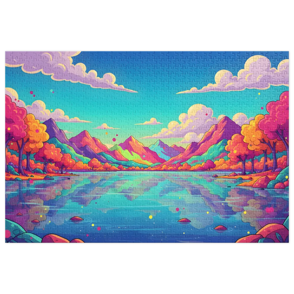 Riflesso Montano Fantasioso 
 Puzzle in scatola di metallo