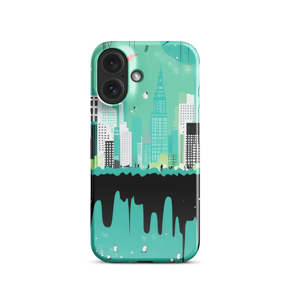 Urban Dreamscape with Birds 
 Samsung Galaxy S22 | Snap Case