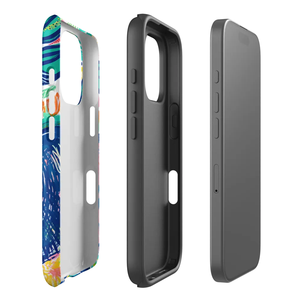 Colorful Elephant Drawing | Phone Case