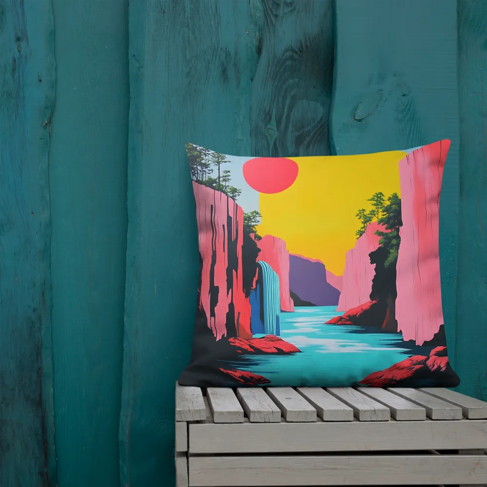 Dreamscape of Pink Cliffs and Turquoise Waters