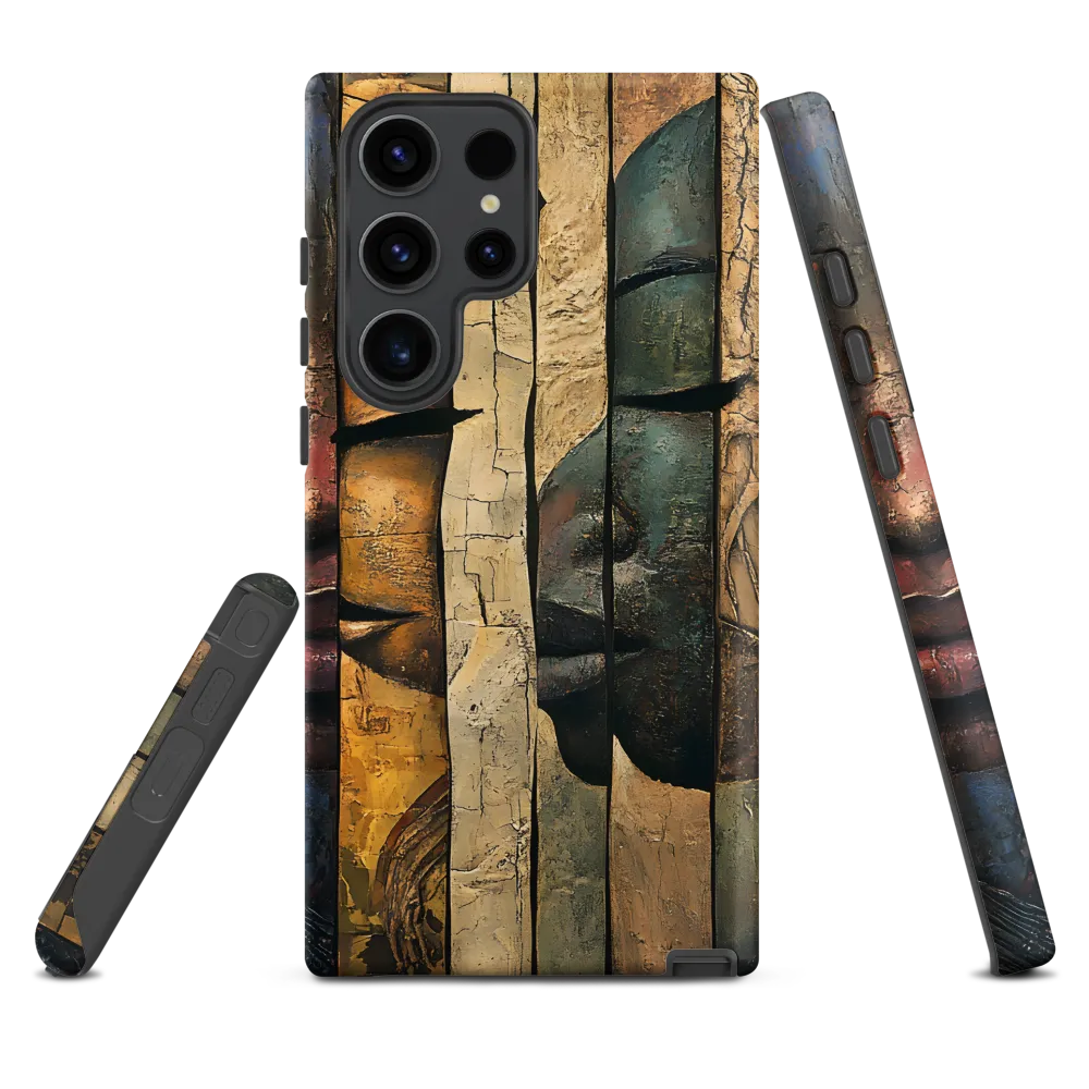 Cultural Faces Mixed Media Artwork | Phone Case