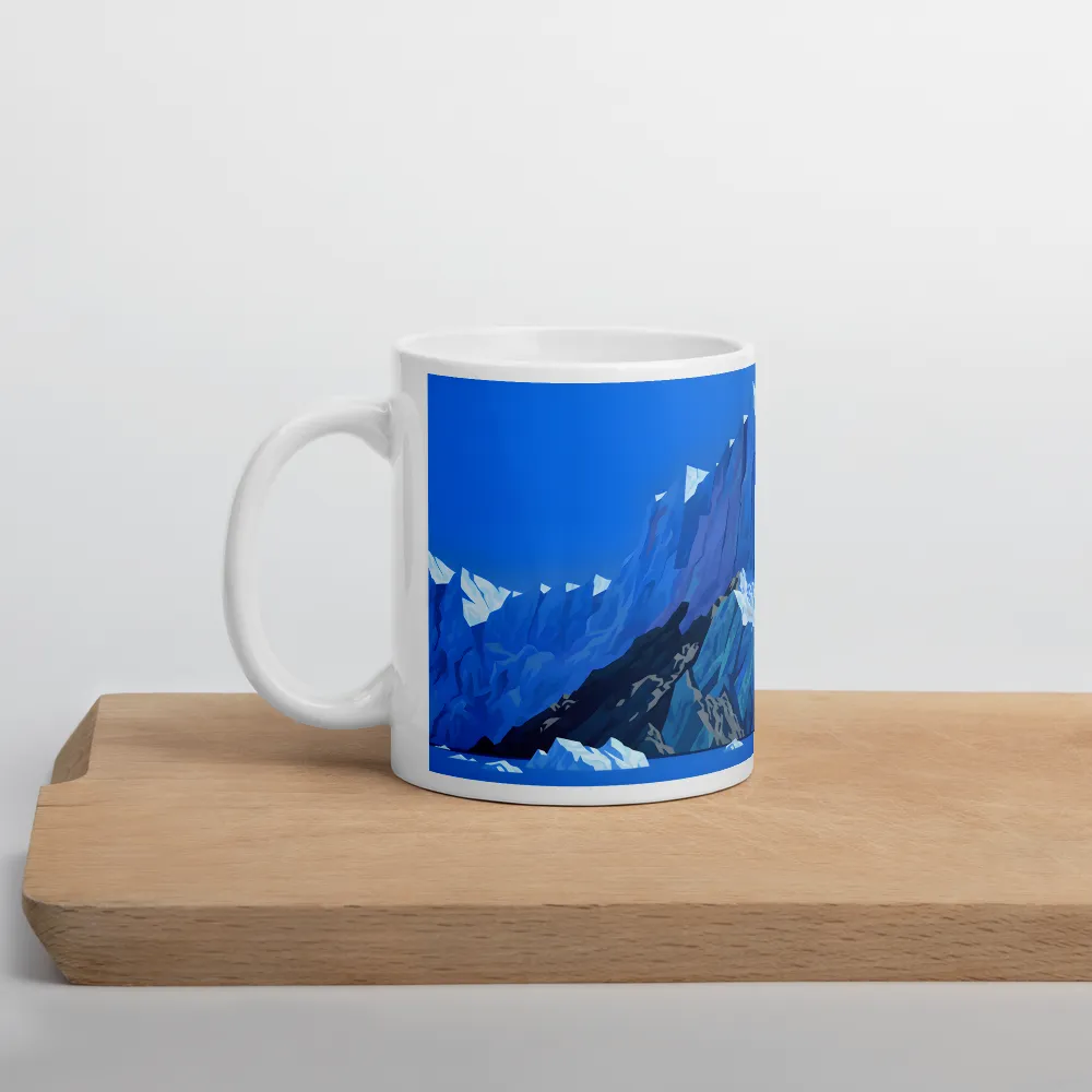Blue Glacier 
 Mug with Red inside | 15 oz