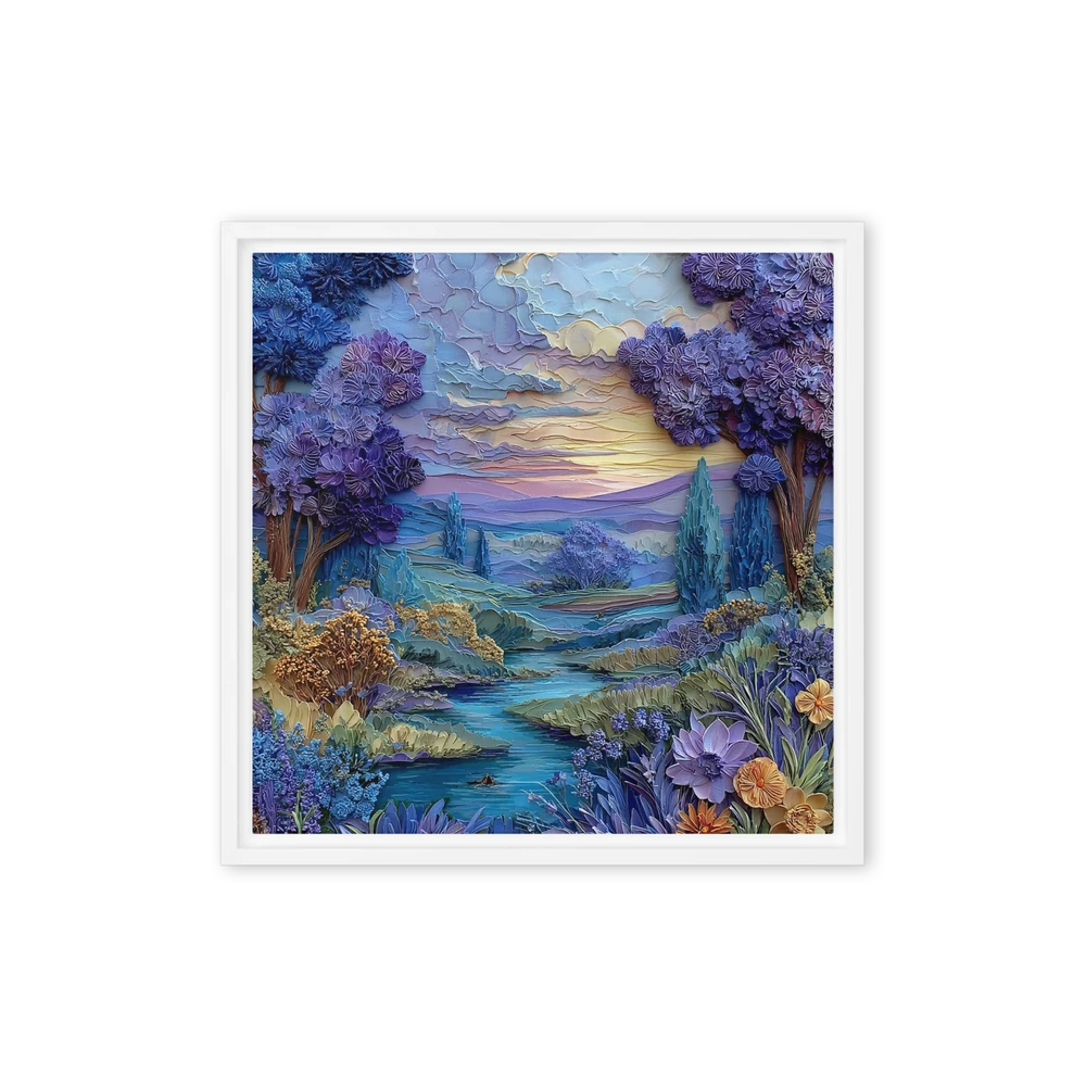 Purple Valley Sunset | Art Print