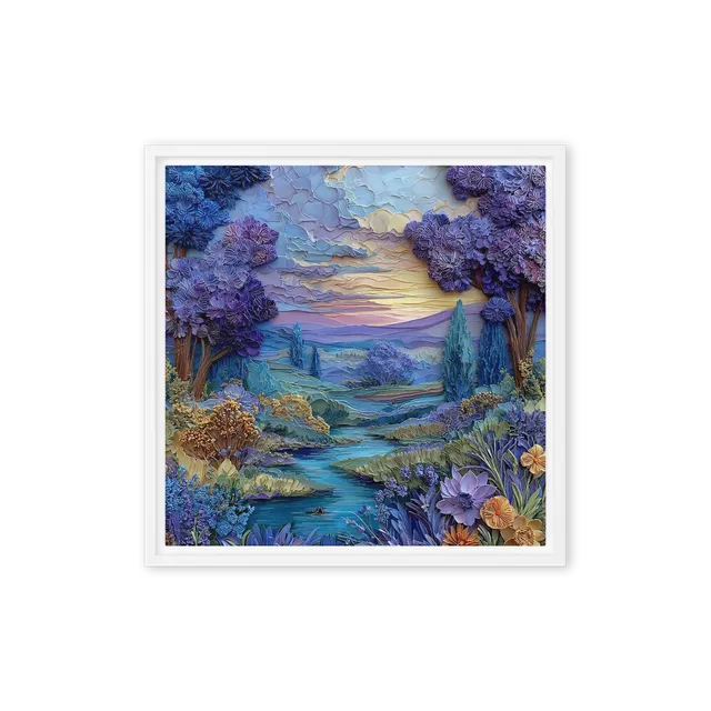 Purple Valley Sunset | Art Print