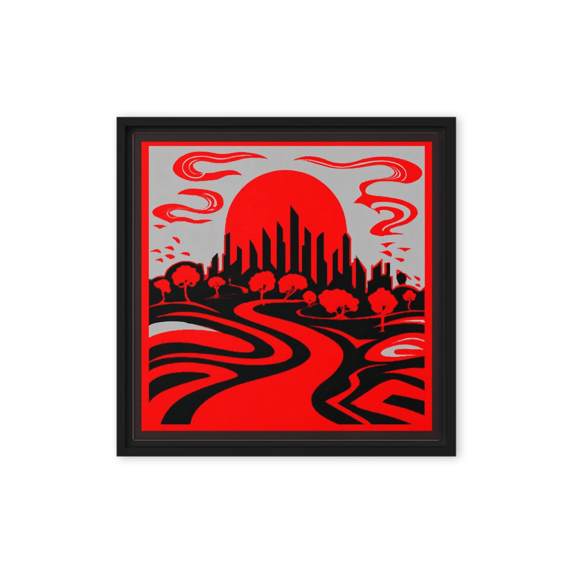 Red Sun Horizon | Art Print