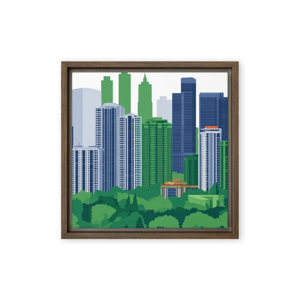 Urban Oasis 
 Canvas | 26″x 26″