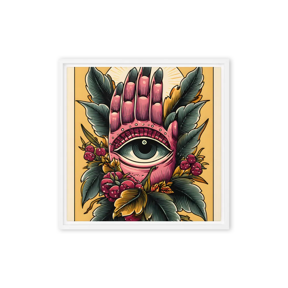 The All-Seeing Hand 
 Canvas | 18″x 18″