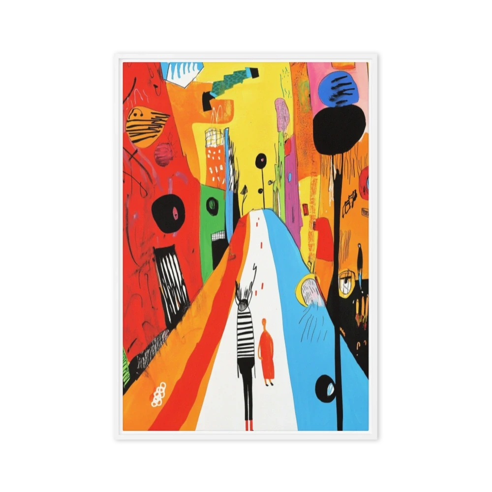 Vibrant City Walk | Art Print