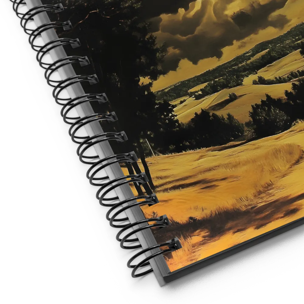 Golden Hour Storm 
 Spiral Notebook | 140 pages
