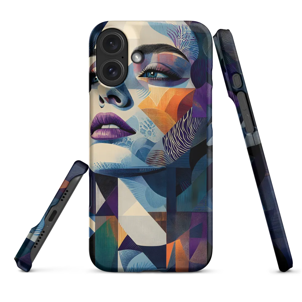 Abstract Geometric Female Portrait | Phone Case
