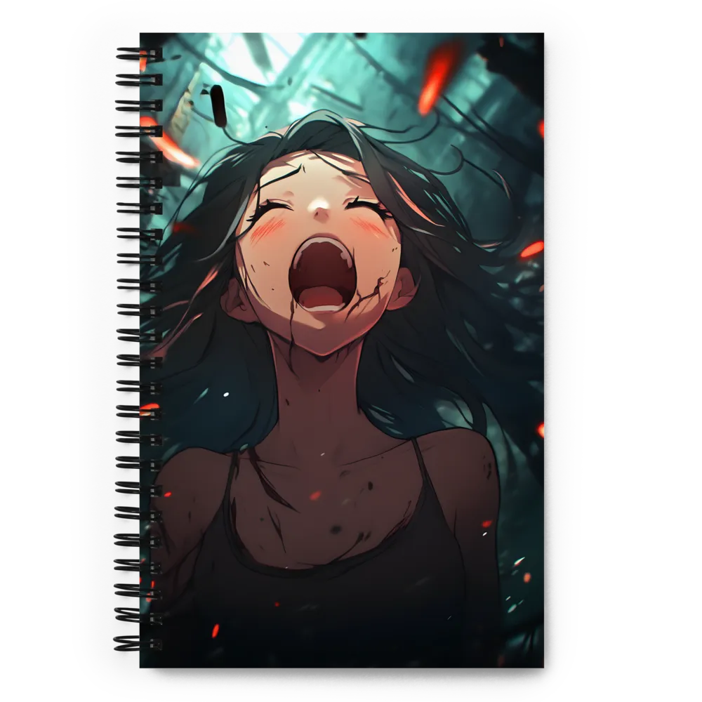 The Silent Scream 
 Spiral Notebook | 140 pages
