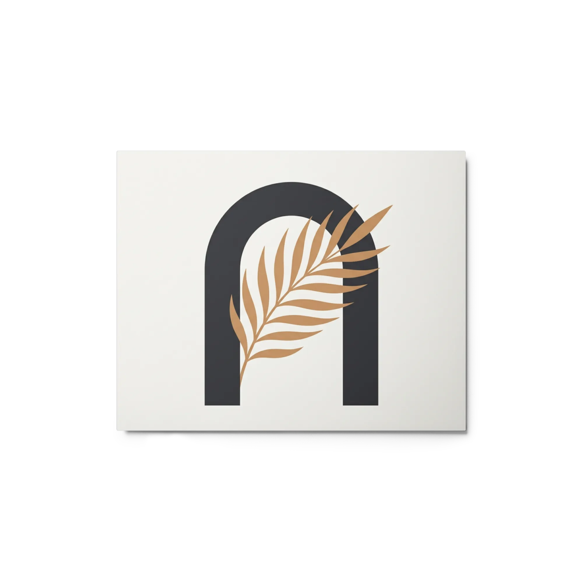 Minimalist Palm Arch