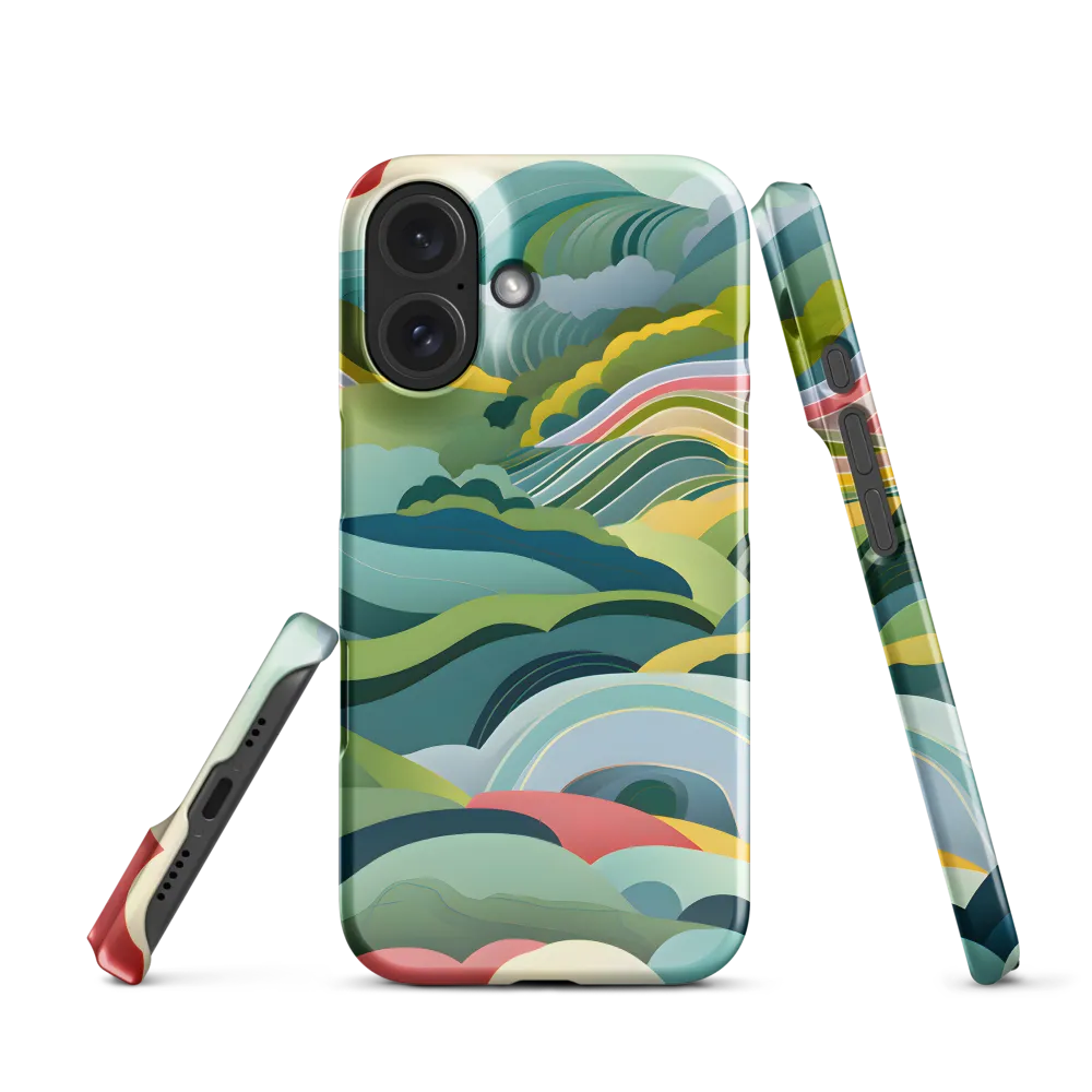 Stylized Wavy Landscape 
 Samsung Galaxy S24 Ultra | Tough Case