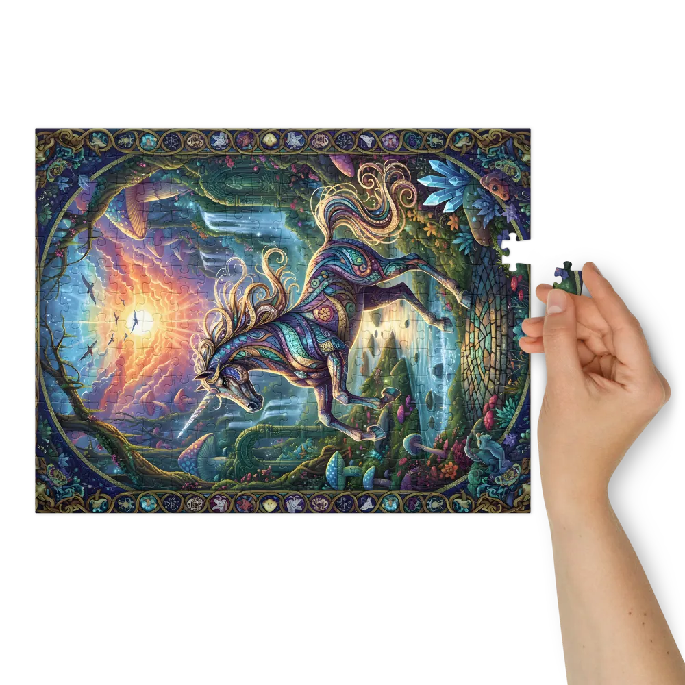 Mosaic Unicorn | Jigsaw Puzzles