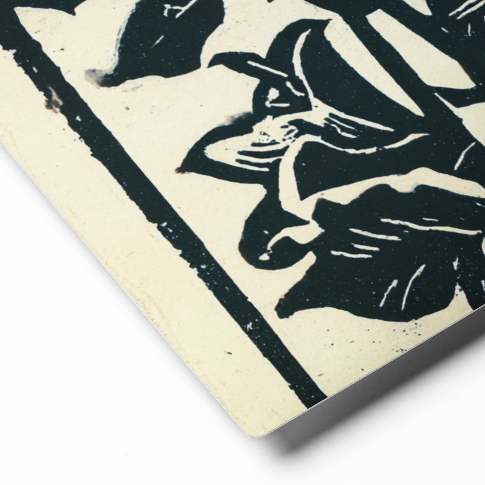 Morning Glory Woodcut | Art Print