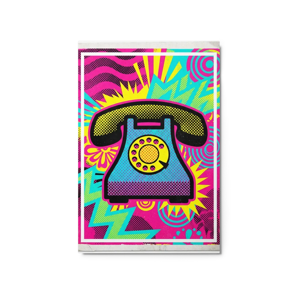 Retro Pop Art Telephone | Art Print