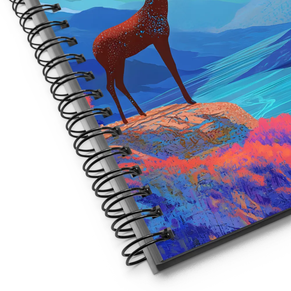 Celestial Stag by Moonlight 
 Spiral Notebook | 140 pages