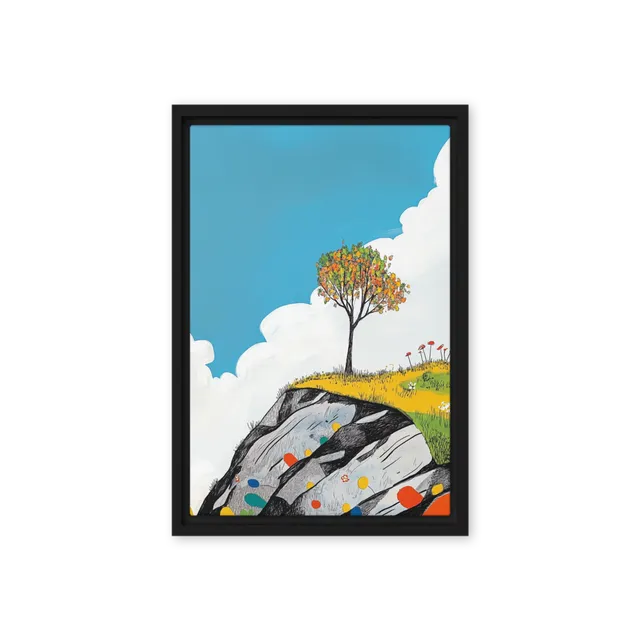 The Whimsical Hilltop | Art Print