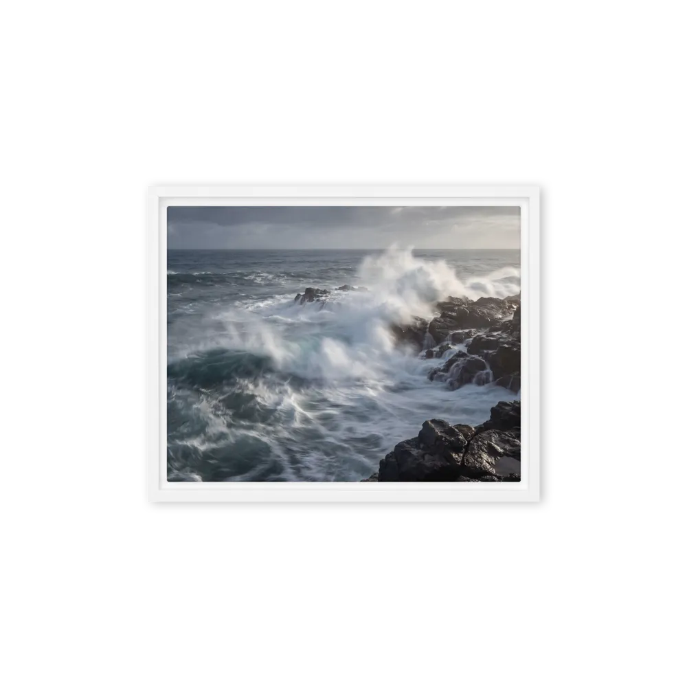 Ocean Fury 
 Poster with Black Frame | 16″x 20″