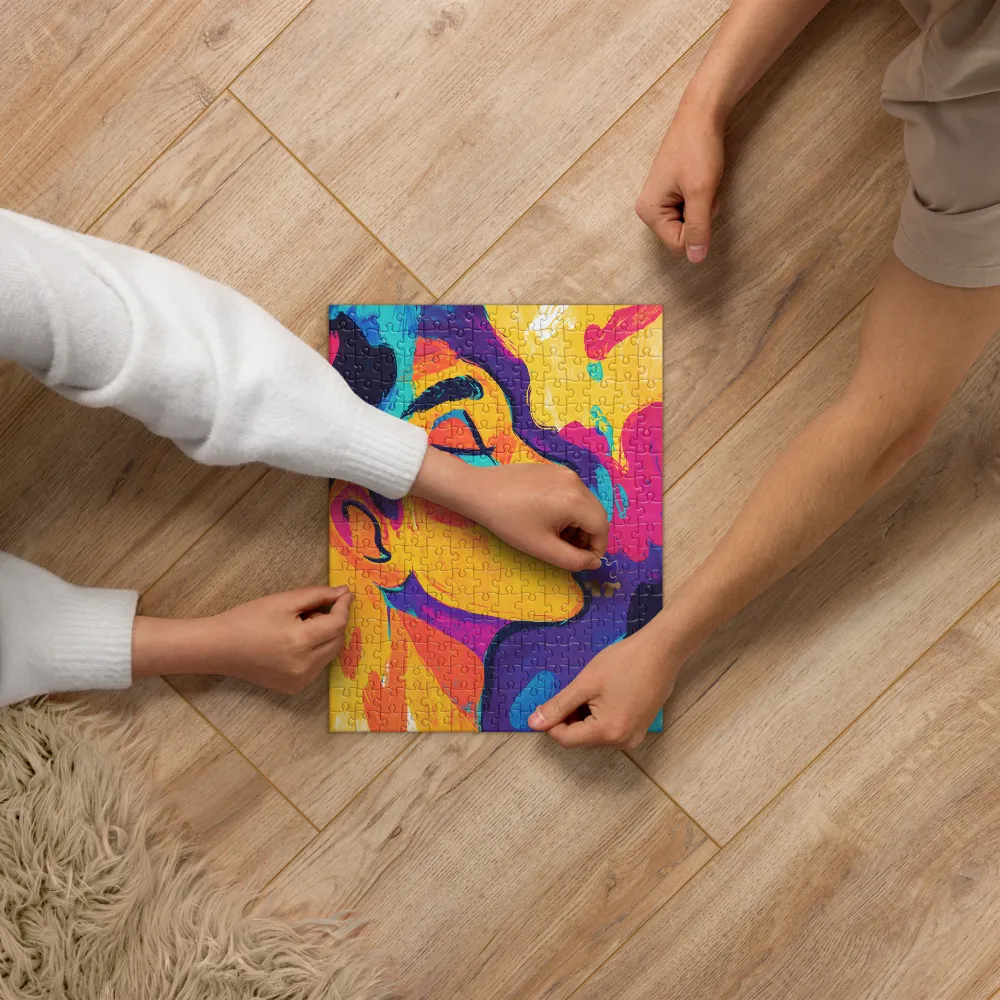 Emotive Brushstroke Profile 
 Jigsaw Puzzle in Tin Box