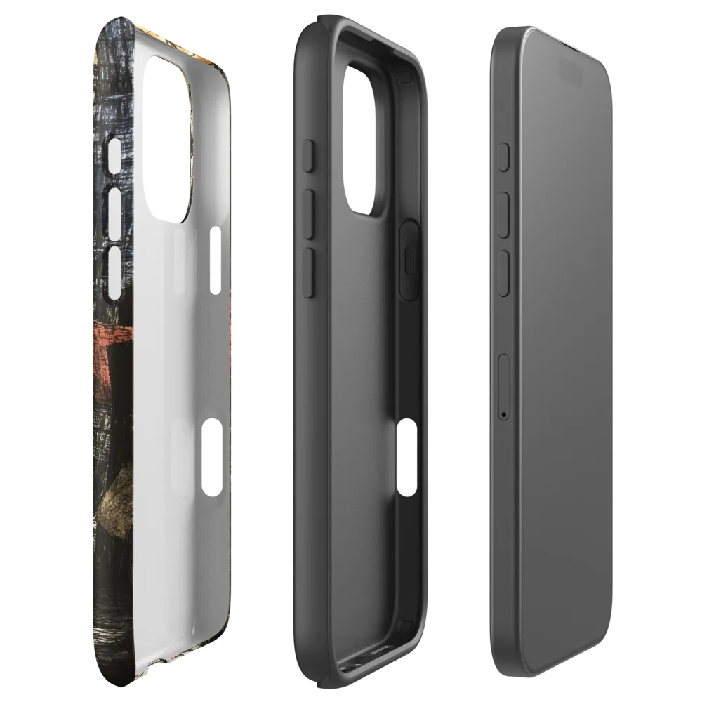 Detailed Urban Cityscape Drawing | Phone Case