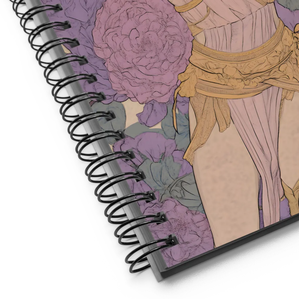 Art Nouveau Warrior 
 Spiral Notebook | 140 pages