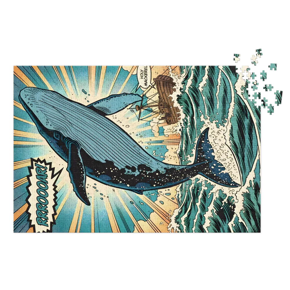 Leaping Whale