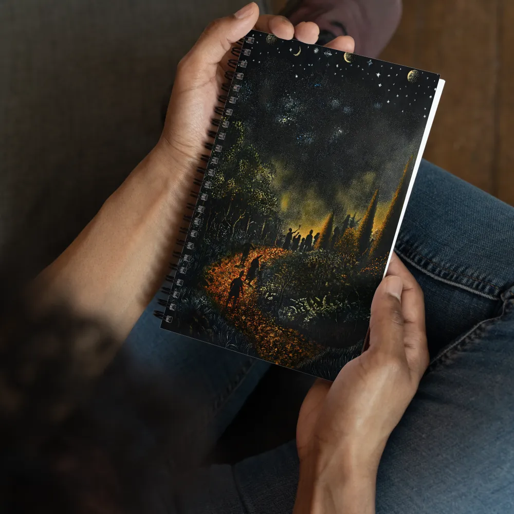 Starlight Forest Journey 
 Spiral Notebook | 140 pages