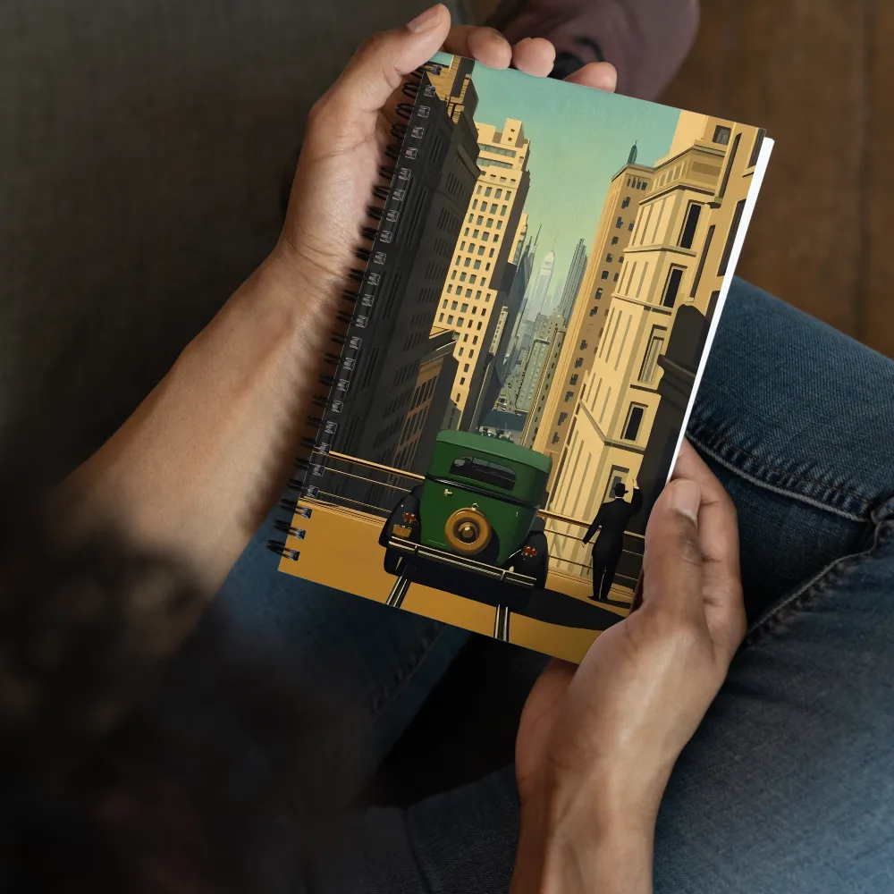 Urban Journey Art Deco 
 Spiral Notebook | 140 pages
