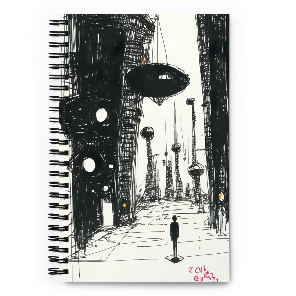 Solitary Urban Future 
 Spiral Notebook | 140 pages