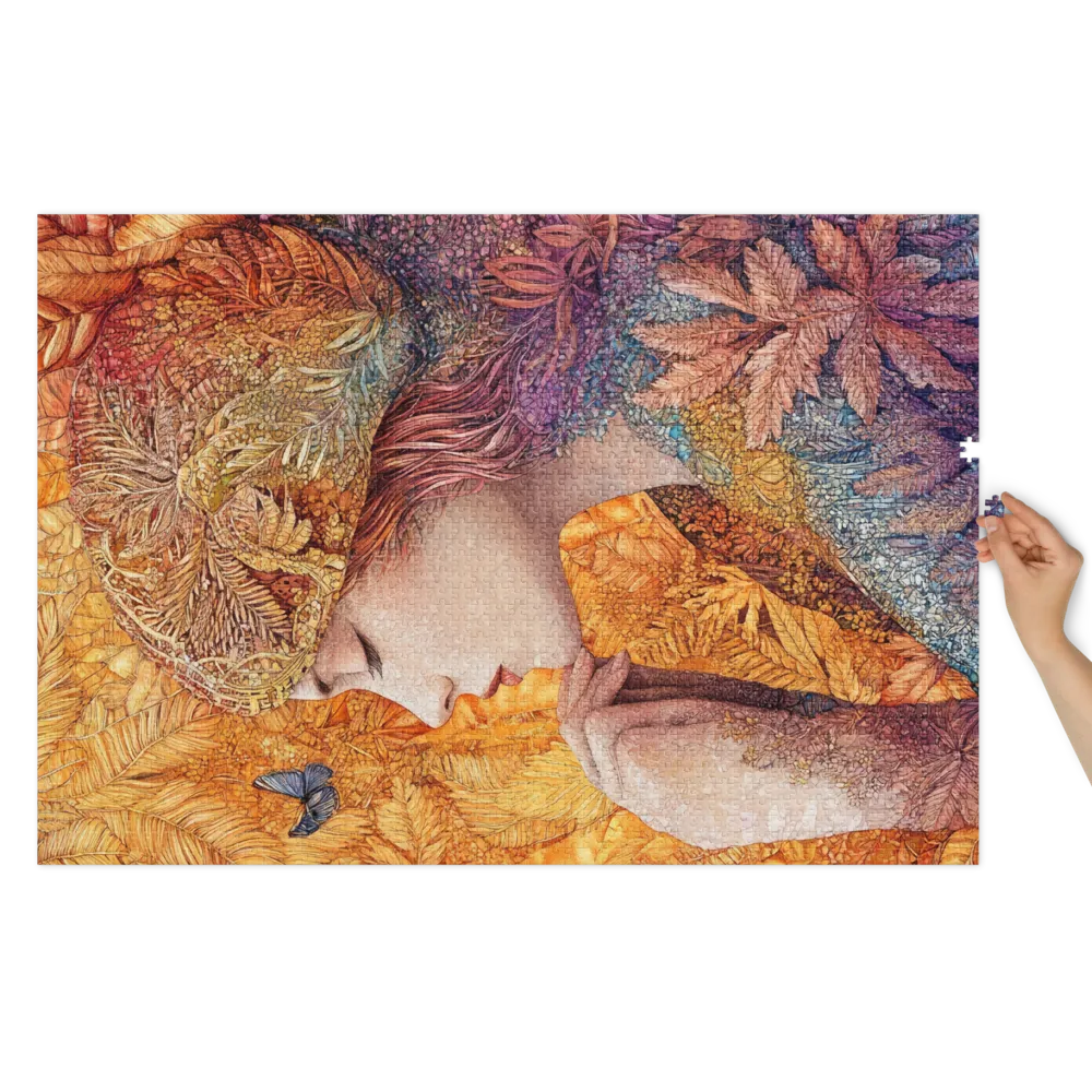 Whispers of Autumn 
 Jigsaw Puzzle in Tin Box