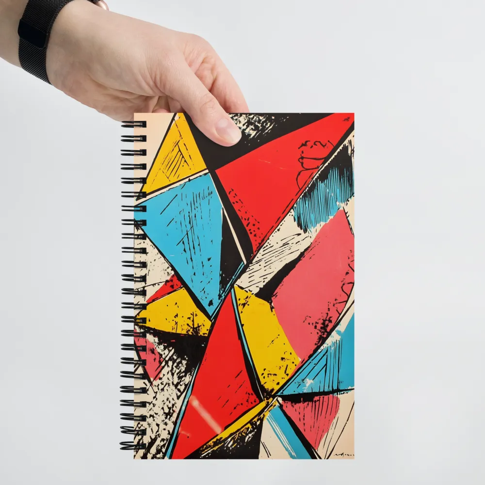 Dynamic Geometric Flux 
 Spiral Notebook | 140 pages