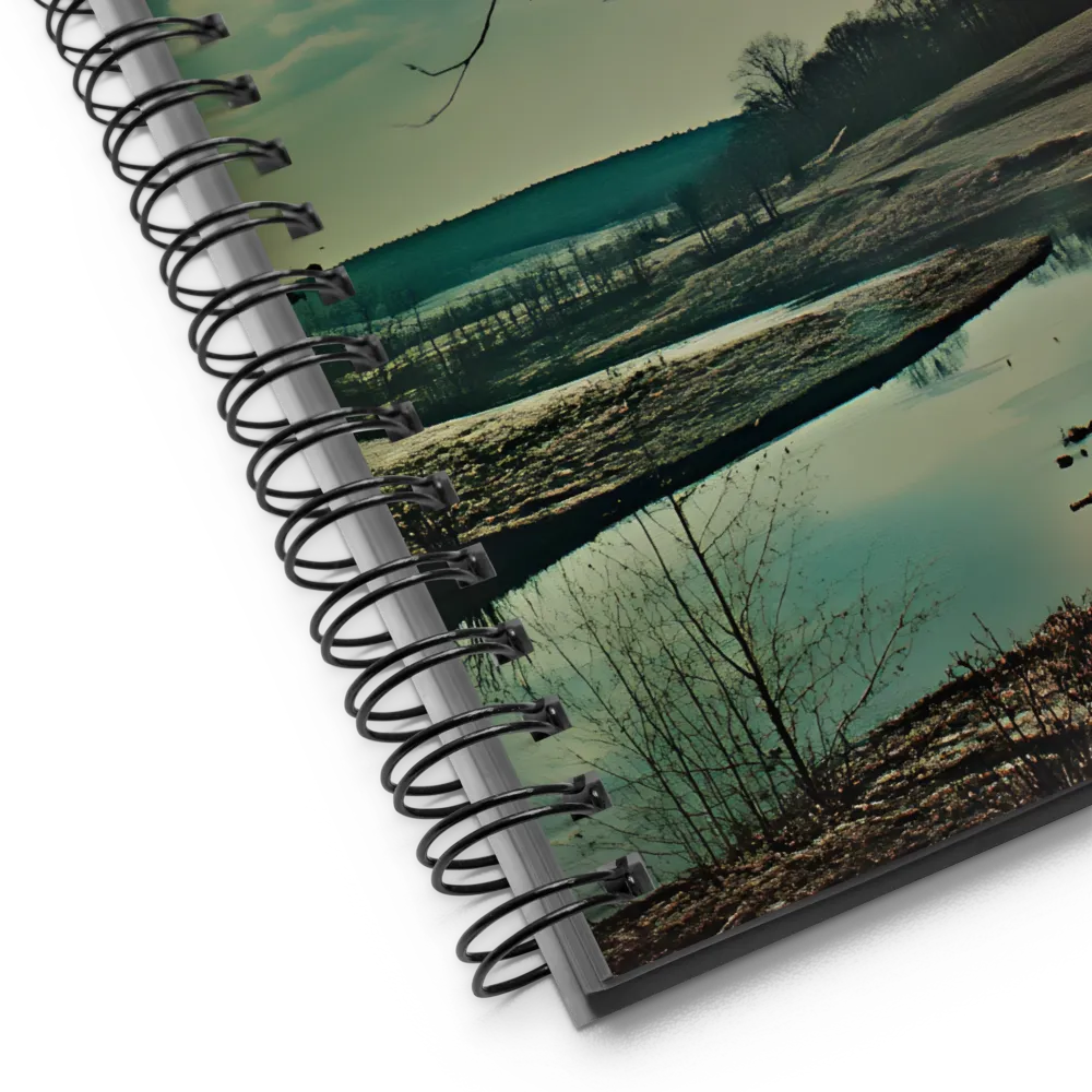 Autumn River Tonalism 
 Spiral Notebook | 140 pages