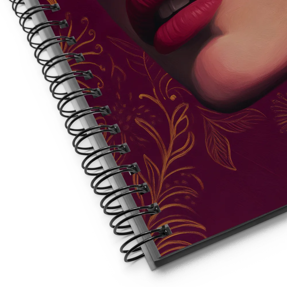 Crimson Gaze 
 Spiral Notebook | 140 pages
