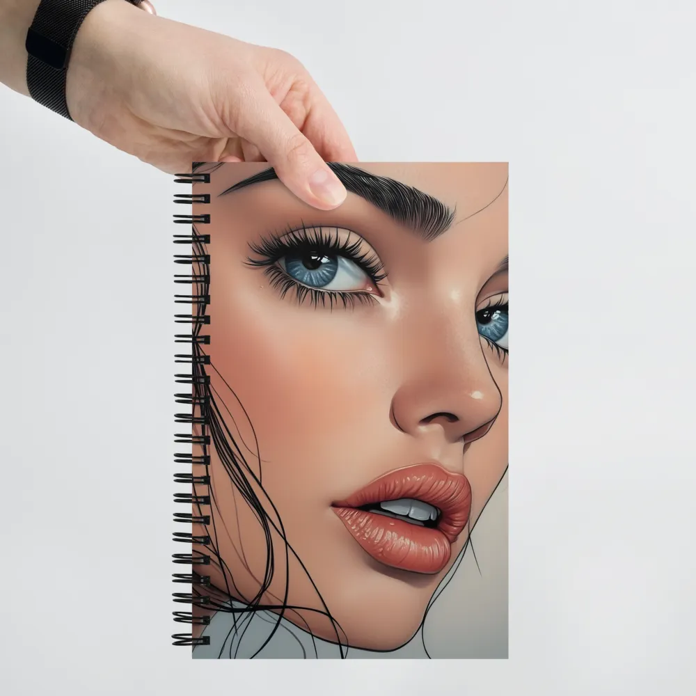Gaze of Blue 
 Spiral Notebook | 140 pages