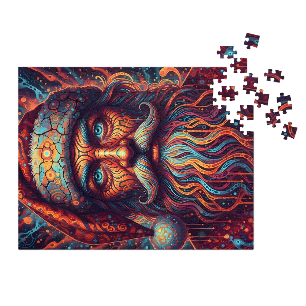 Cosmic Sage Portrait | Jigsaw Puzzles