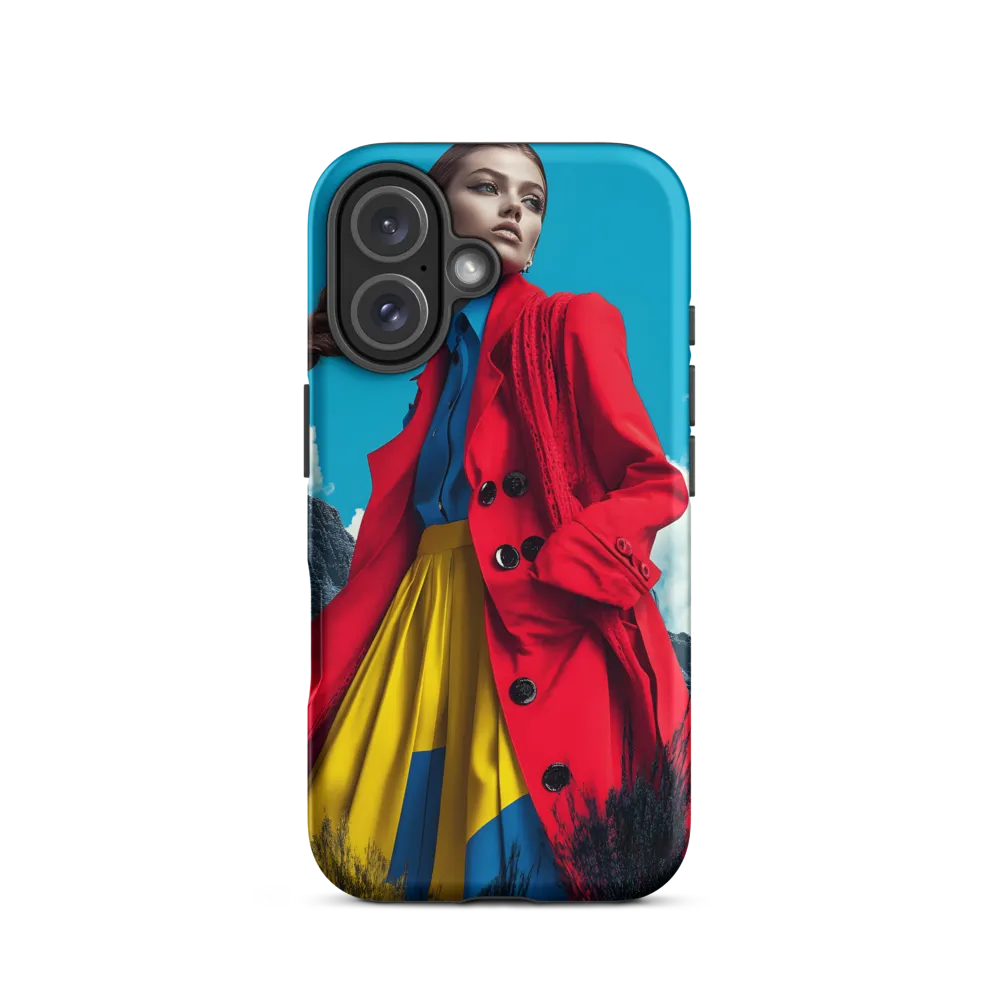 Vibrant Fashion Portrait | Phone Case
