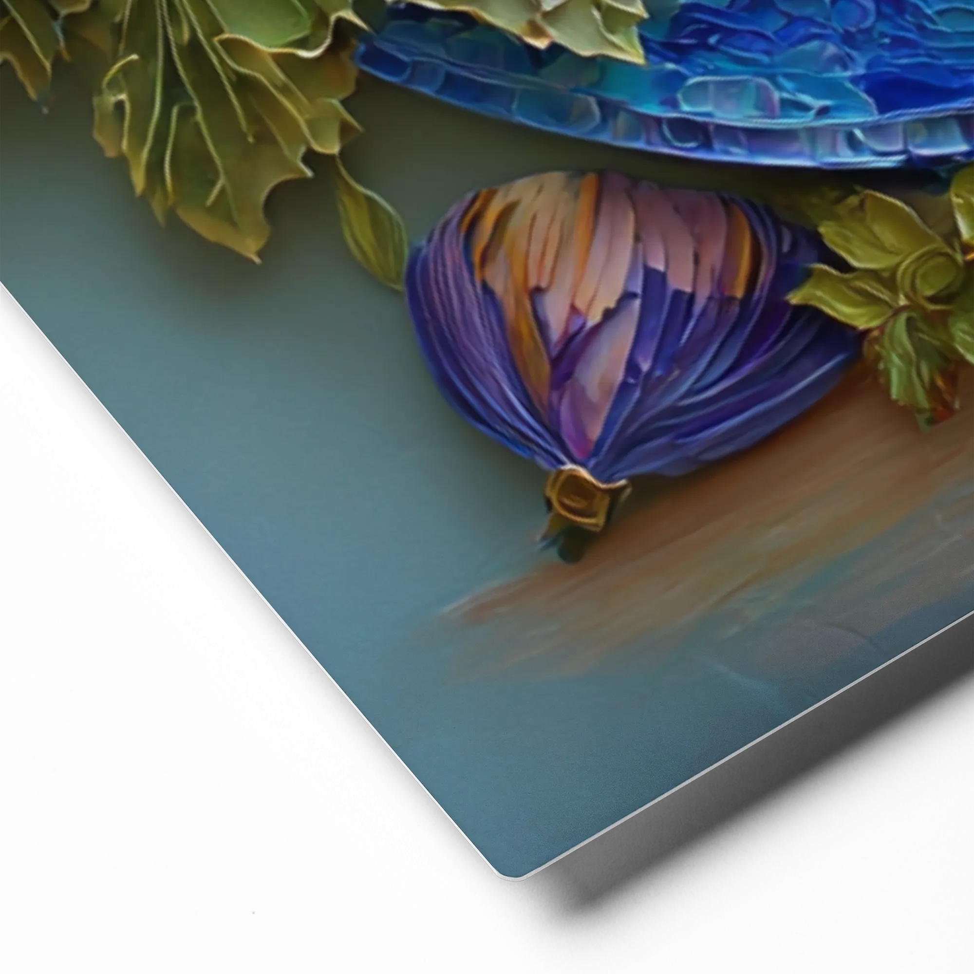 Quilled Figs and Grapes Still Life | Art Print