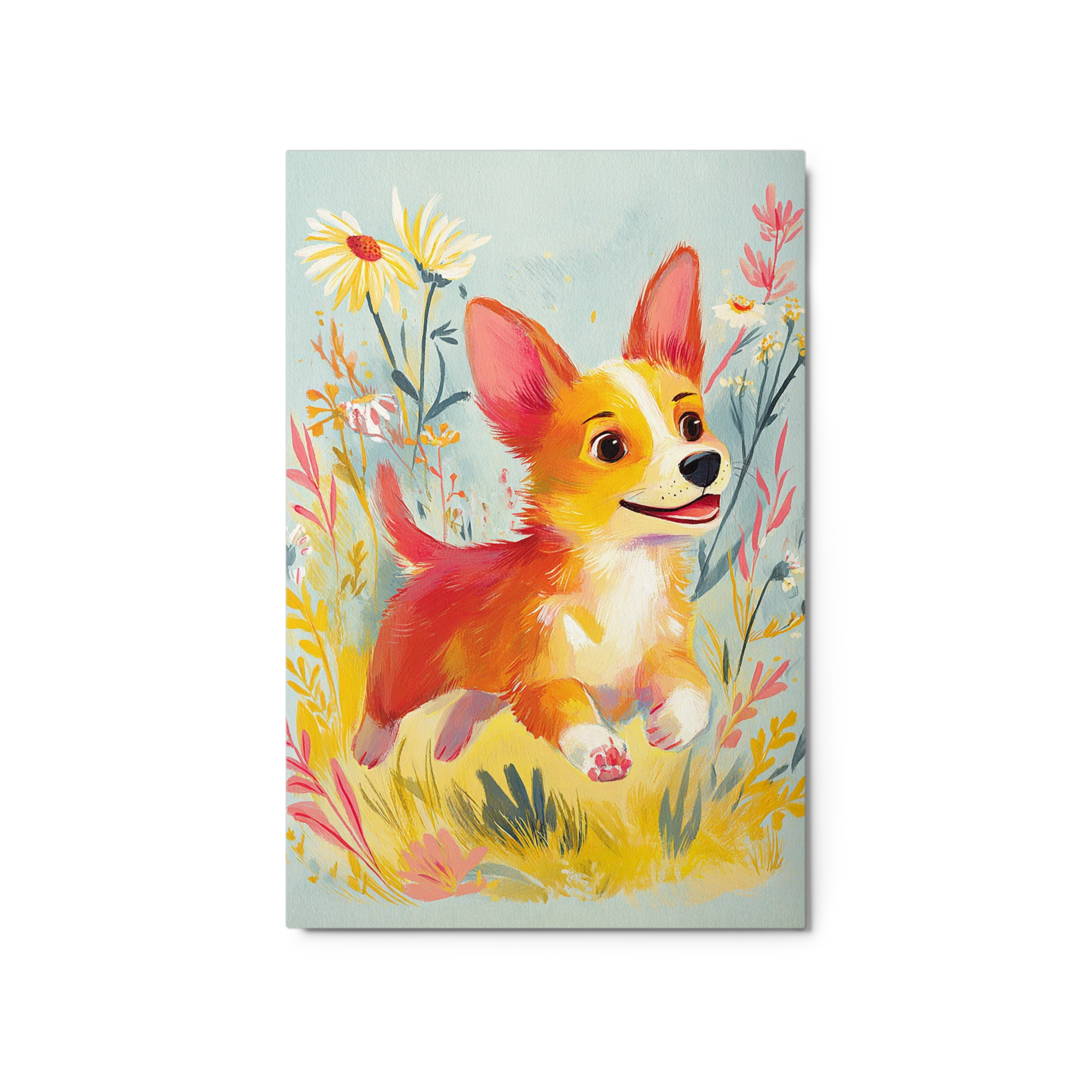 Playful Corgi Meadow