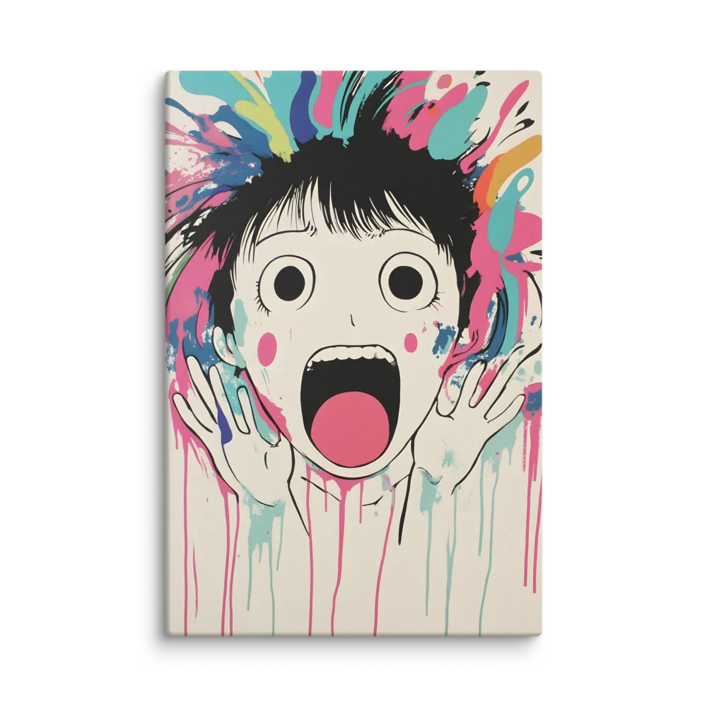 Chromatic Scream 
 Canvas | 32″x 48″