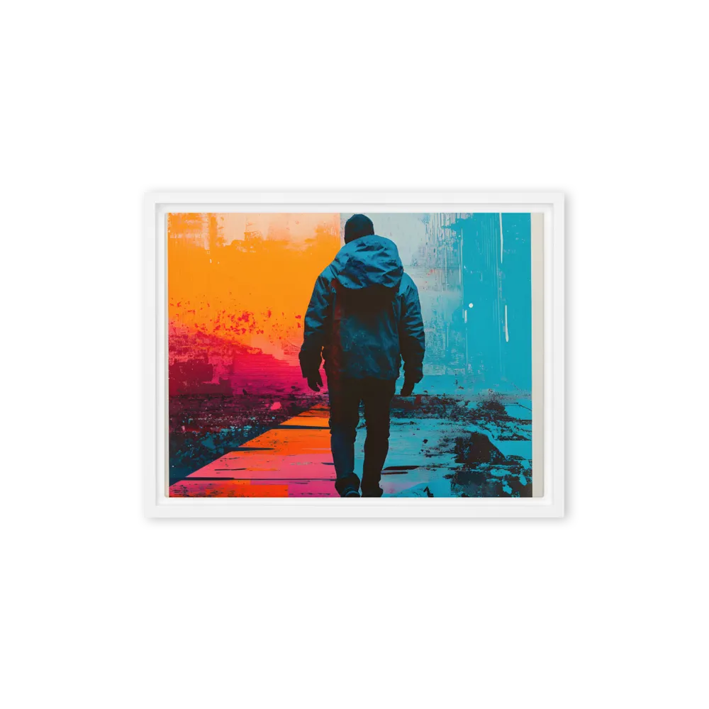 Divided Path 
 Canvas | 30″x 30″