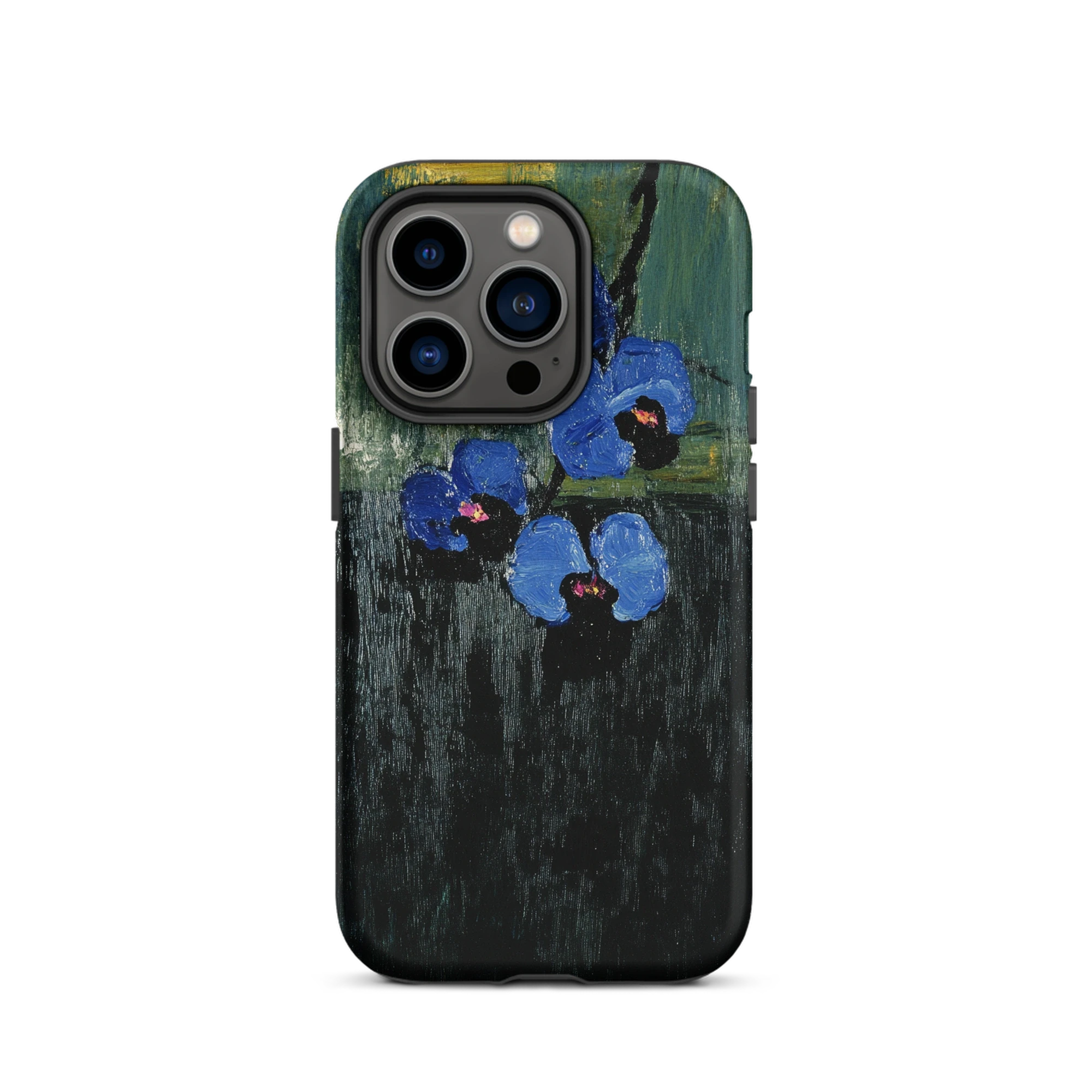 Blue Orchids in Shadow | Phone Case