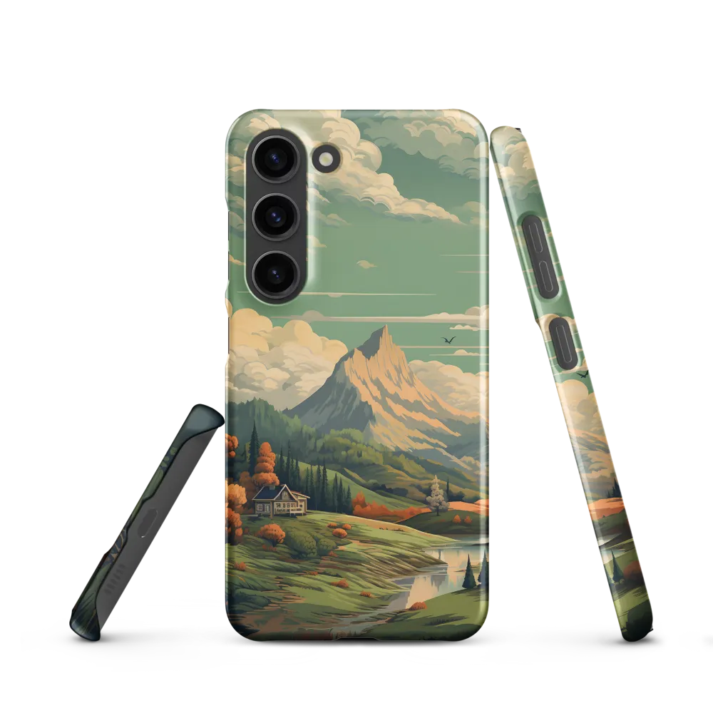 Serene Mountain Landscape Art | Phone Case