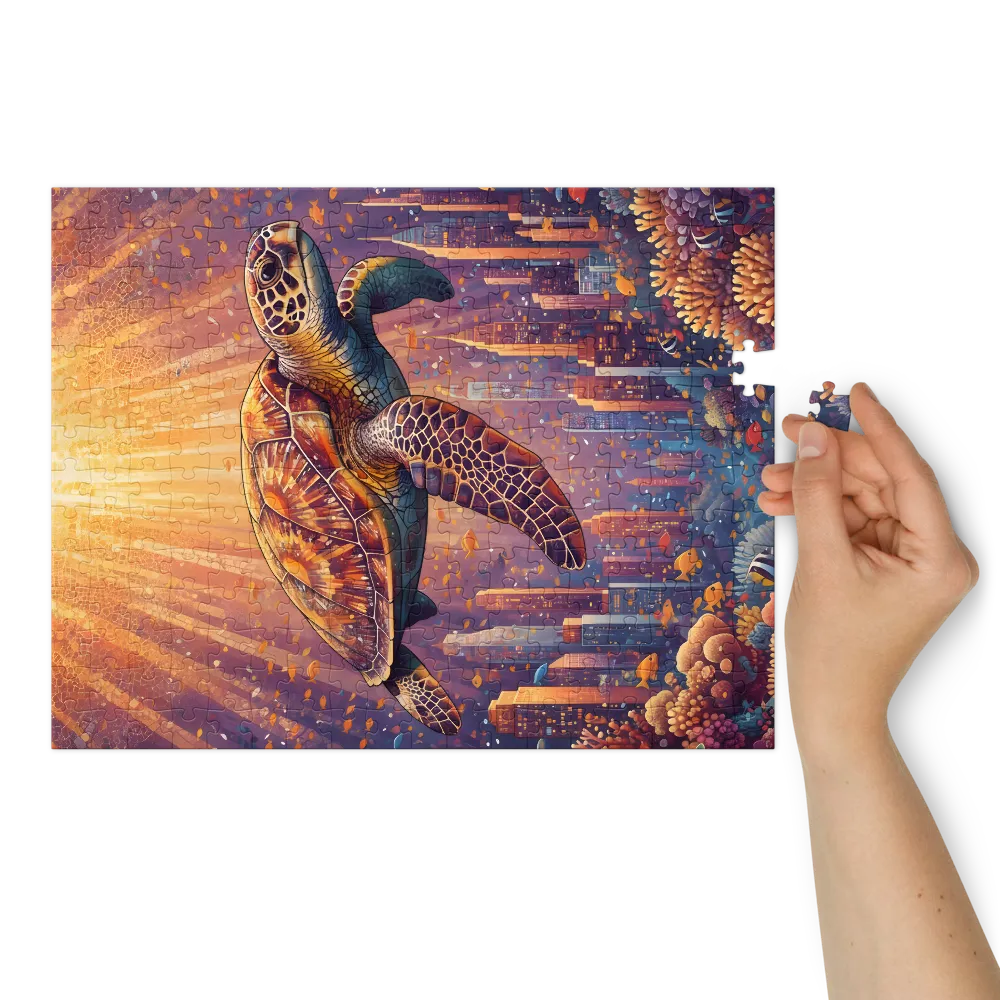 Urban Reef Turtle | Jigsaw Puzzles