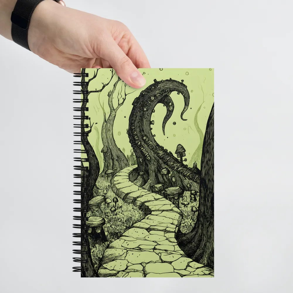 Whispers of the Gnarled Path 
 Spiral Notebook | 140 pages