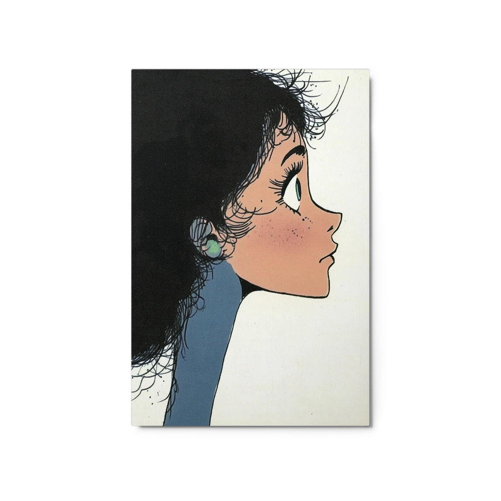 Girl in Profile | Art Print