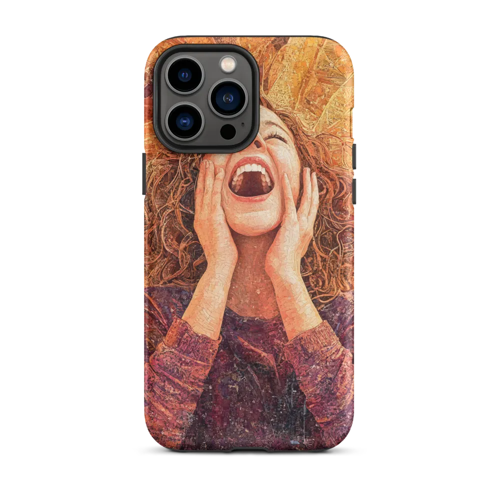 Golden Exuberance Mosaic | Phone Case