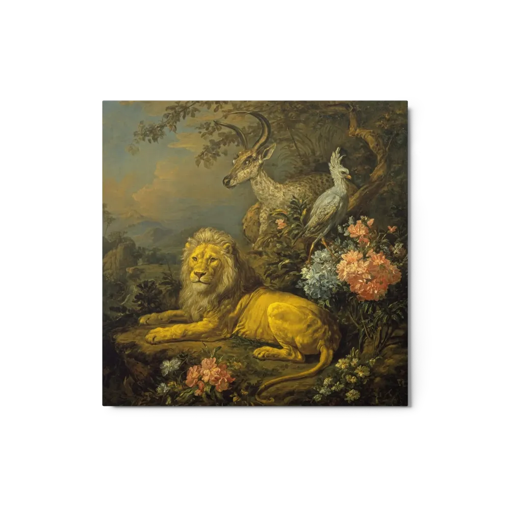 The Lion and Exotic Wildlife | Art Print